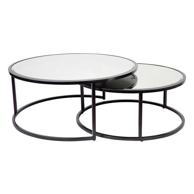  Serene Nesting Coffee Tables - Black - Tables - Eleganté