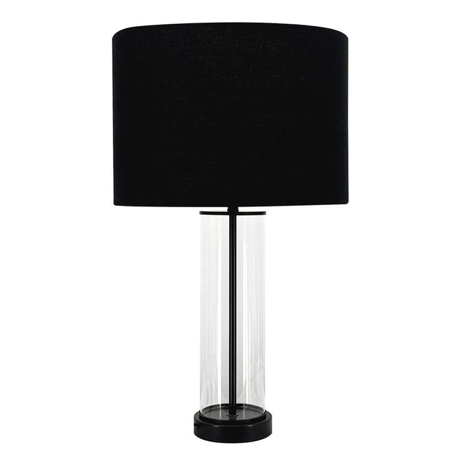  East Side Table Lamp - Black with Black Shade - Table Lamps - Eleganté