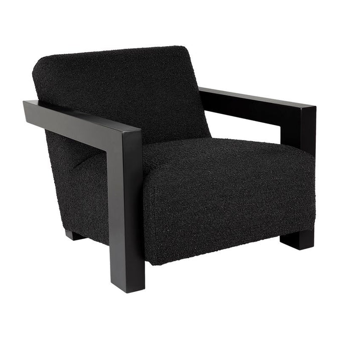  Lennon Arm Chair - Black Onyx Boucle - Seating - Eleganté