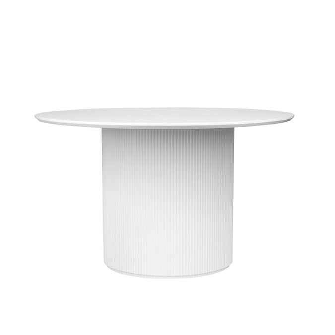  Arlo Round Dining Table - 1.2m White - Tables - Eleganté