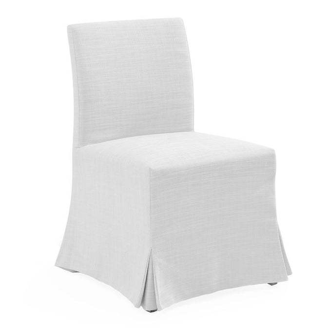  Brighton Slip Cover Dining Chair - White Linen - Seating - Eleganté