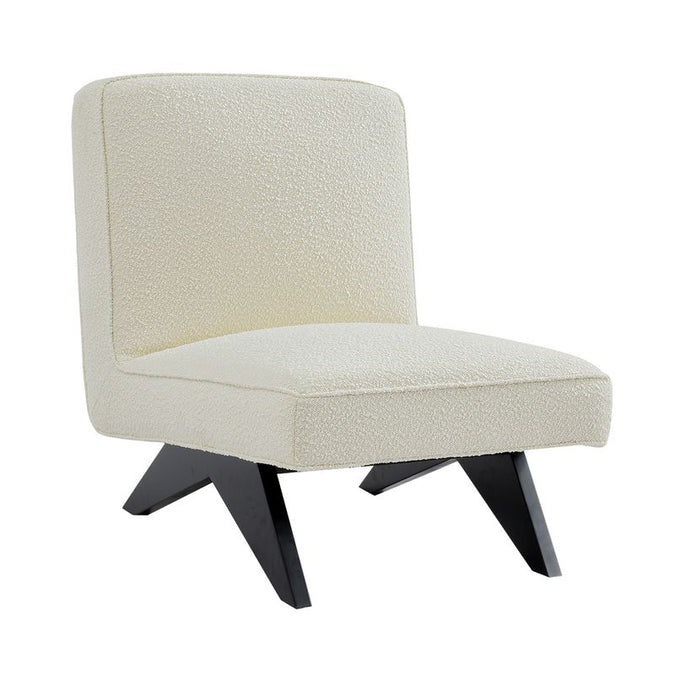 Martyn Slipper Chair - White Boucle - Seating - Eleganté
