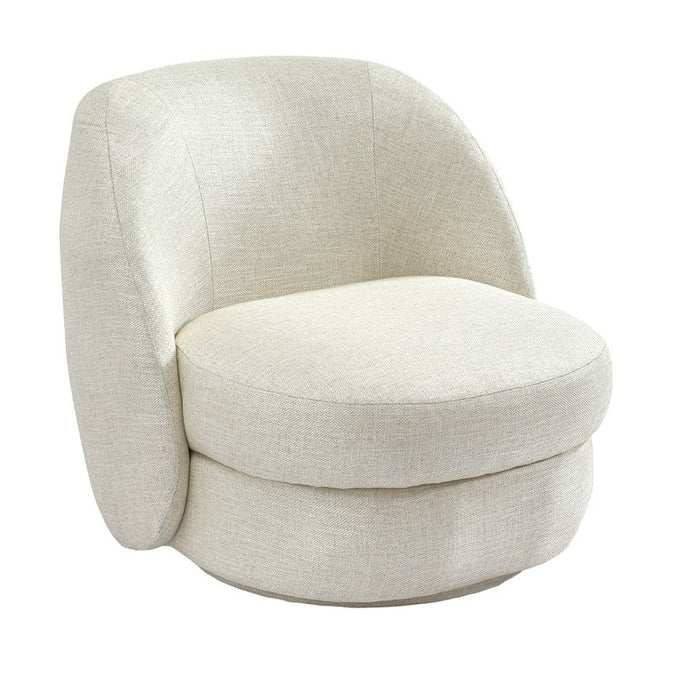  Aurora Swivel Chair - Natural Linen - Seating - Eleganté