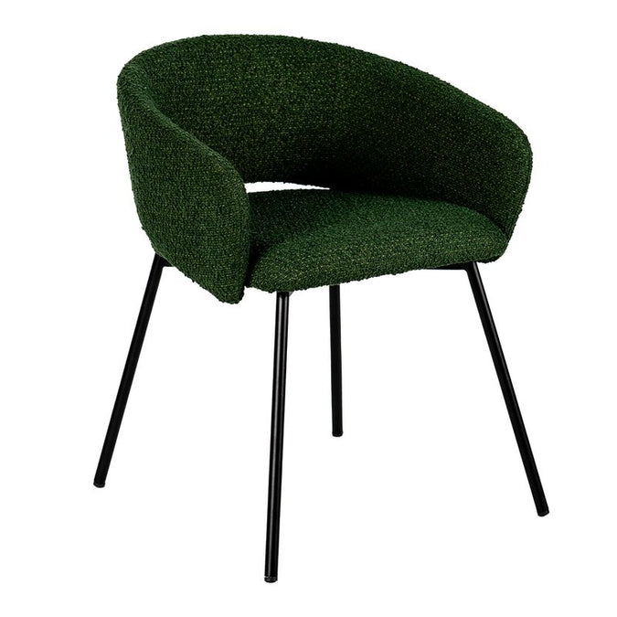  Delta Dining Chair - Green Boucle - Seating - Eleganté