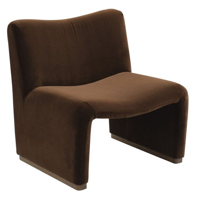  Beau Occasional Chair - Dark Chocolate Velvet - Seating - Eleganté