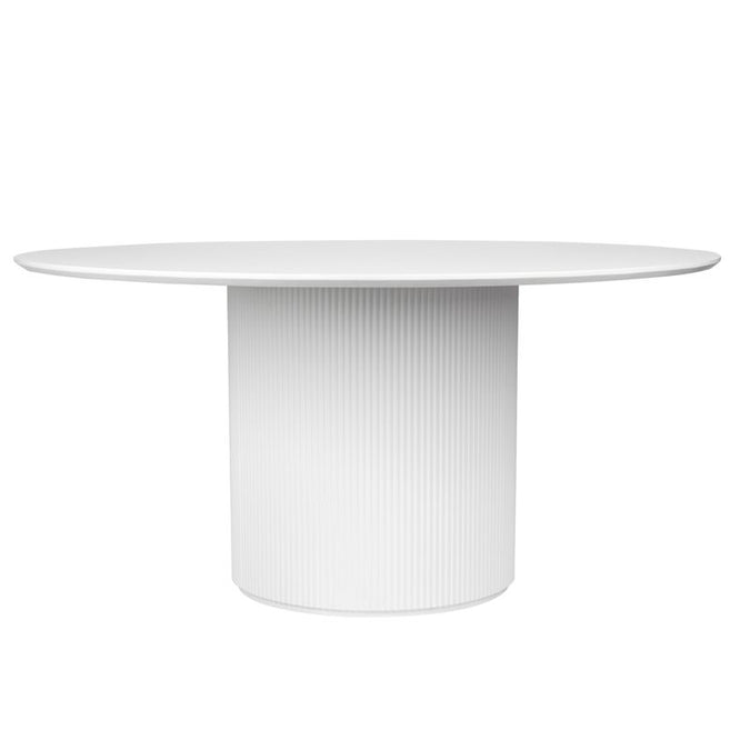  Arlo Round Dining Table - 1.5m White - Tables - Eleganté