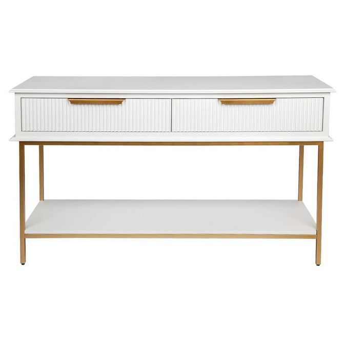  Aimee Console Table - Small White - Tables - Eleganté