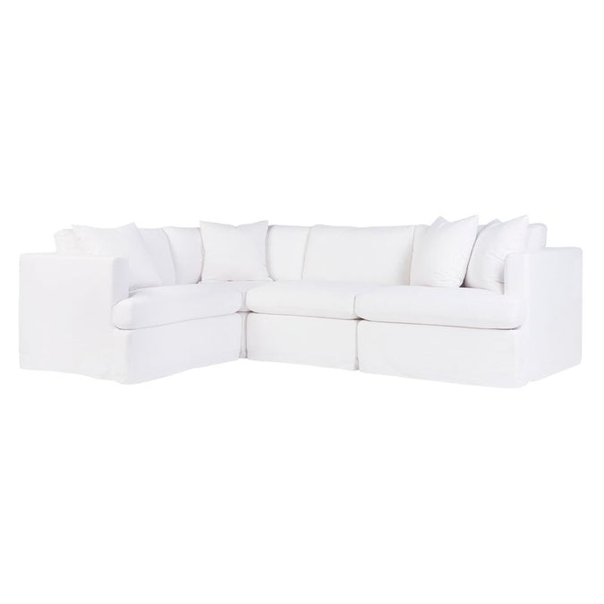  Birkshire Slip Cover Modular Sofa - White Linen Option 2 - Sofas - Eleganté