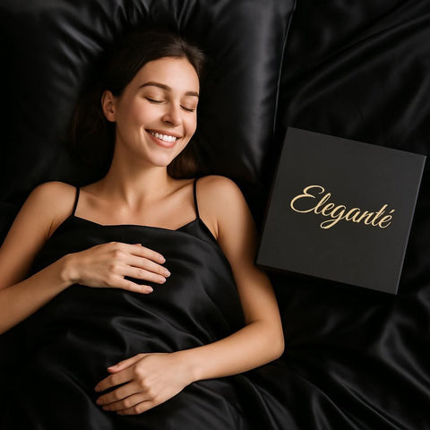 100% 22mm Mulberry Silk Pillowcase - - Eleganté