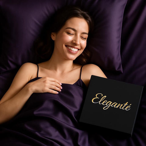 100% 22mm Mulberry Silk Pillowcase - - Eleganté