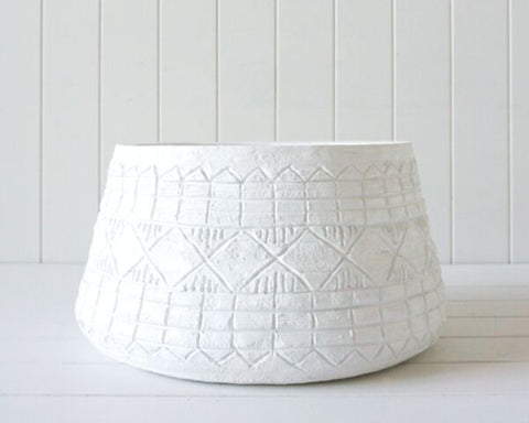  Sanlow Pot - White - Pots & Planters - Eleganté